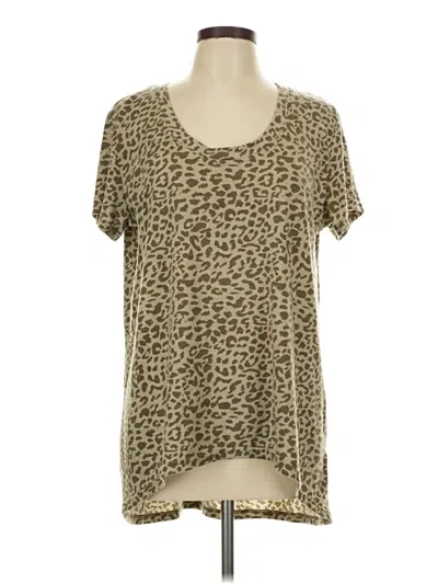 Pre-owned Ellison Short Sleeve T-shirt In Tan