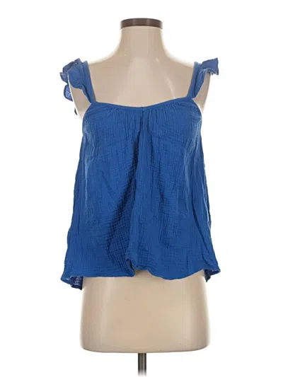 Pre-owned Ellison Sleeveless Blouse In Blue