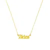 Ellison+young Gold Plated Aries Zodiac Necklace In Gold