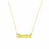 Ellison+young Gold Plated Gemini Zodiac Necklace In Gold