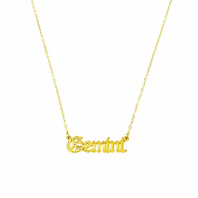 Ellison+young Gold Plated Gemini Zodiac Necklace