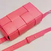 Ellison+young Women's Candy Cube Woven Sling Crossbody Bag In Bubble Gum Pink In Multi