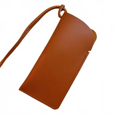 Ellison+young Women's Glass Case Bag Charm In Brown