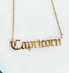 Ellison+young Women's Zodiac Necklace In Gold In Gold