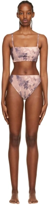 Elliss Ssense Exclusive Beige Capsule Bikini Set In Beige Black