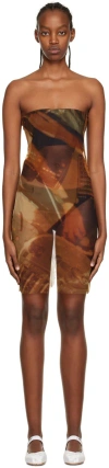 Elliss Yellow Anti Gravity Minidress In Anti Gravity