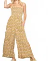 Elloh Harmony Haven Jumper Jumpsuit In Mustard In Yellow