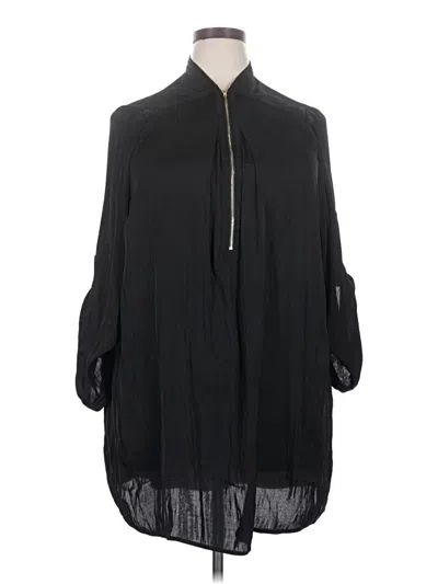 Pre-owned Ellos 3/4 Sleeve Blouse In Black