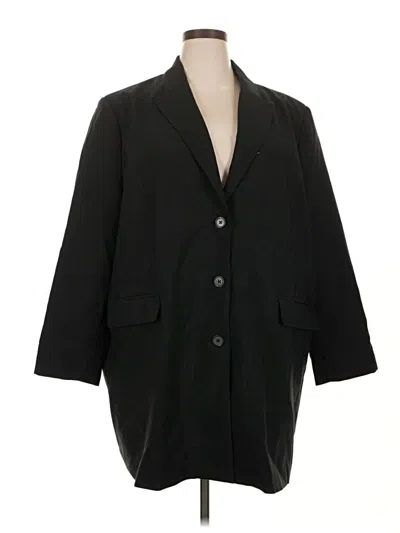 Pre-owned Ellos Blazer Jacket In Black