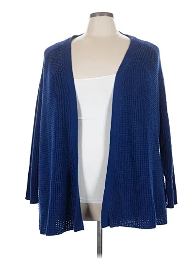Pre-owned Ellos Cardigan Sweater In Blue