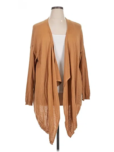 Pre-owned Ellos Cardigan Sweater In Tan