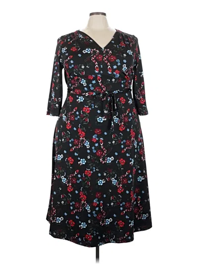 Pre-owned Ellos Casual Dress In Black