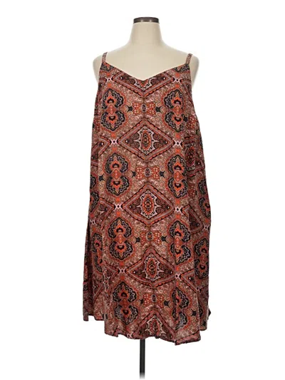 Pre-owned Ellos Casual Dress In Brown