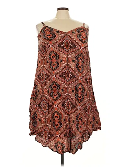 Pre-owned Ellos Casual Dress In Brown