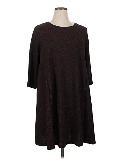 Pre-owned Ellos Casual Dress In Brown
