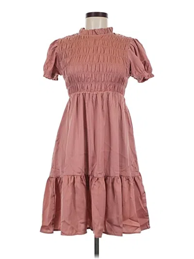 Pre-owned Ellos Casual Dress In Brown