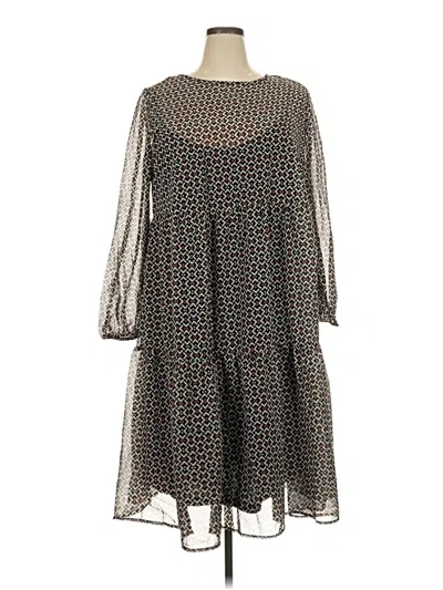 Pre-owned Ellos Casual Dress In Brown