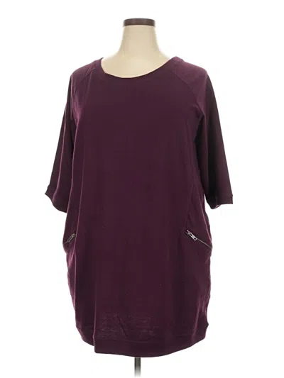 Pre-owned Ellos Casual Dress In Burgundy