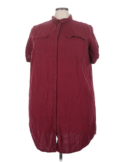 Pre-owned Ellos Casual Dress In Burgundy