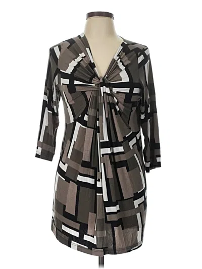 Pre-owned Ellos Casual Dress In Gray