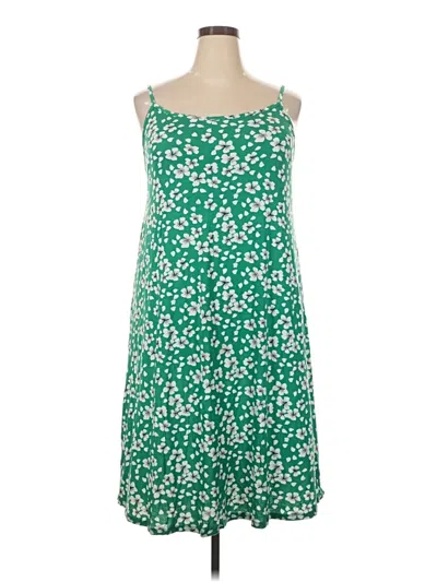 Pre-owned Ellos Casual Dress In Green