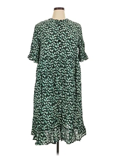 Pre-owned Ellos Casual Dress In Green