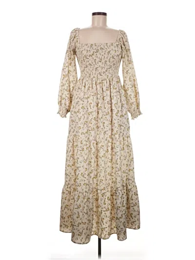 Pre-owned Ellos Casual Dress In Ivory