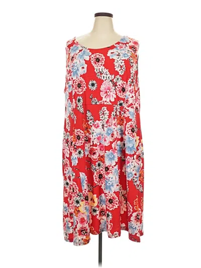 Pre-owned Ellos Casual Dress In Red