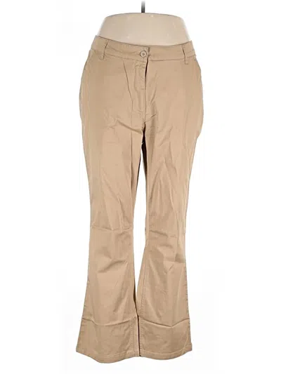 Pre-owned Ellos Khaki Pant In Tan