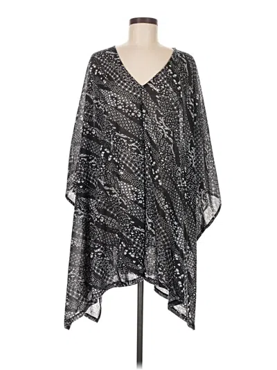 Pre-owned Ellos Kimono In Black