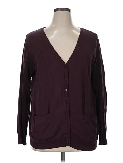 Pre-owned Ellos Kimono In Burgundy