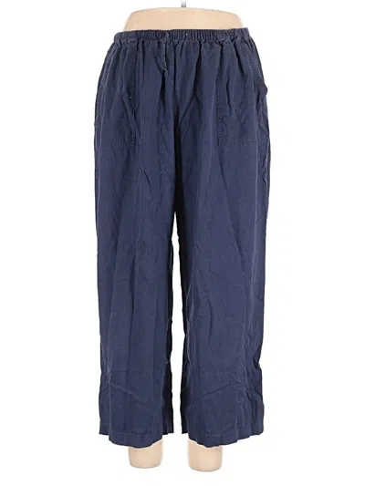 Pre-owned Ellos Linen Pants In Blue