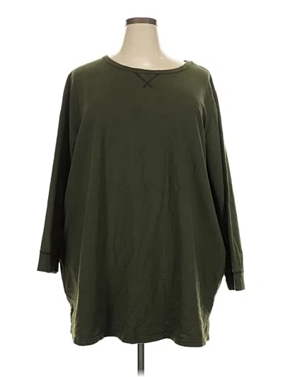 Pre-owned Ellos Poncho In Green