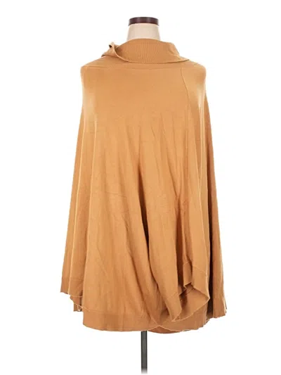 Pre-owned Ellos Poncho In Tan