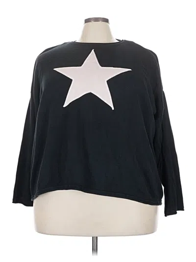 Pre-owned Ellos Pullover Sweater In Black