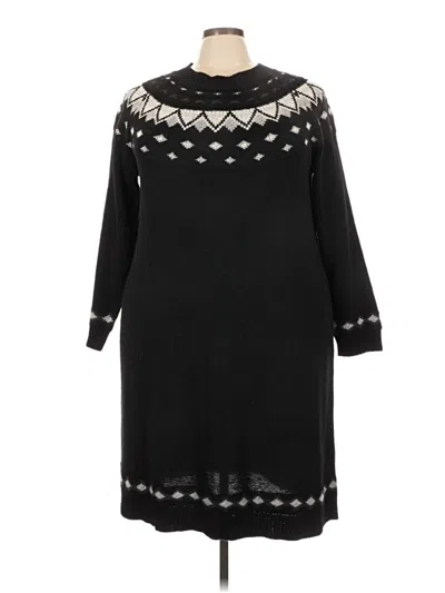 Pre-owned Ellos Pullover Sweater In Black