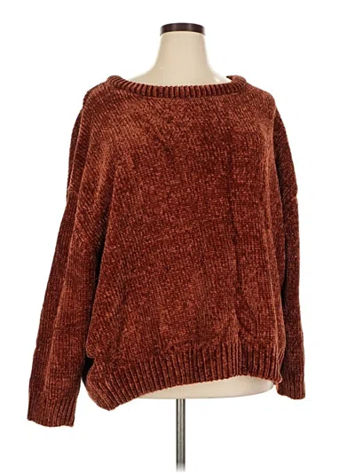 Pre-owned Ellos Pullover Sweater In Brown