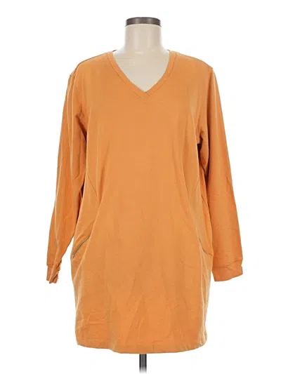 Pre-owned Ellos Pullover Sweater In Orange