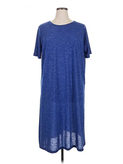 Pre-owned Ellos Short Sleeve T-shirt In Blue