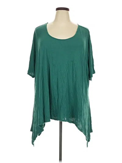 Pre-owned Ellos Short Sleeve T-shirt In Green