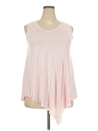 Pre-owned Ellos Sleeveless T-shirt In Pink