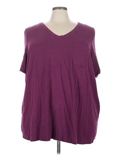 Pre-owned Ellos Sleeveless T-shirt In Purple
