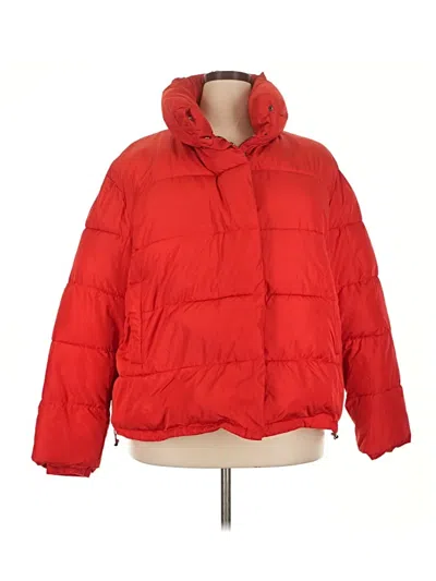 Pre-owned Ellos Snow Jacket In Red