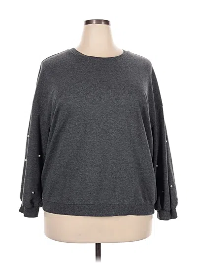 Pre-owned Ellos Sweatshirt In Gray