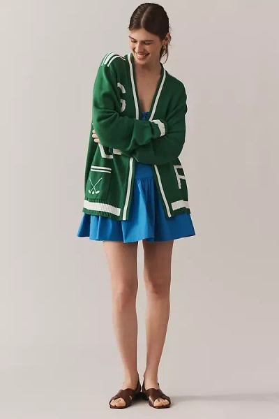 Ellsworth & Ivey Oversized Sporty Cardigan Sweater