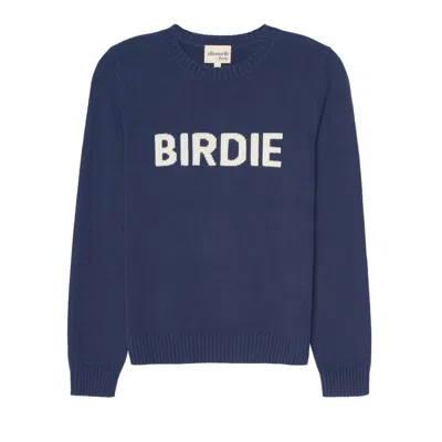 Ellsworth & Ivey Women's Blue Classic Crewneck - Birdie