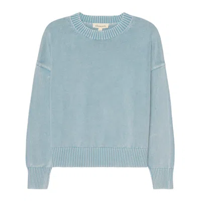 Ellsworth & Ivey Women's Blue Emery Crewneck Sweater - Denim