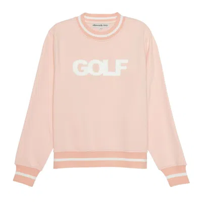 Ellsworth & Ivey Women's Elle Sweatshirt - Light Pink Golf