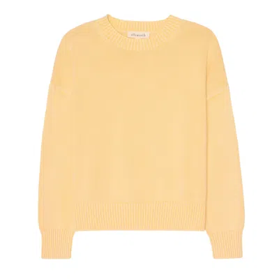 Ellsworth & Ivey Women's Emery Crewneck Sweater - Butter Yellow In Neutral