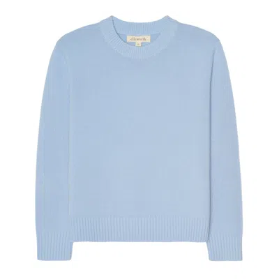 Ellsworth & Ivey Women's Joey Crewneck Sweater - Sky Blue